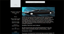 Desktop Screenshot of adventurelimousine.com